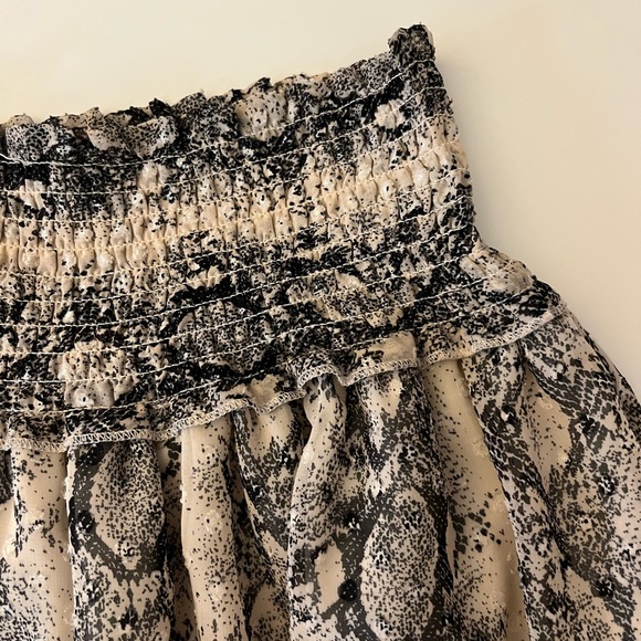 altar’d state snakeskin print skirt, size XS - Picture 2 of 8
